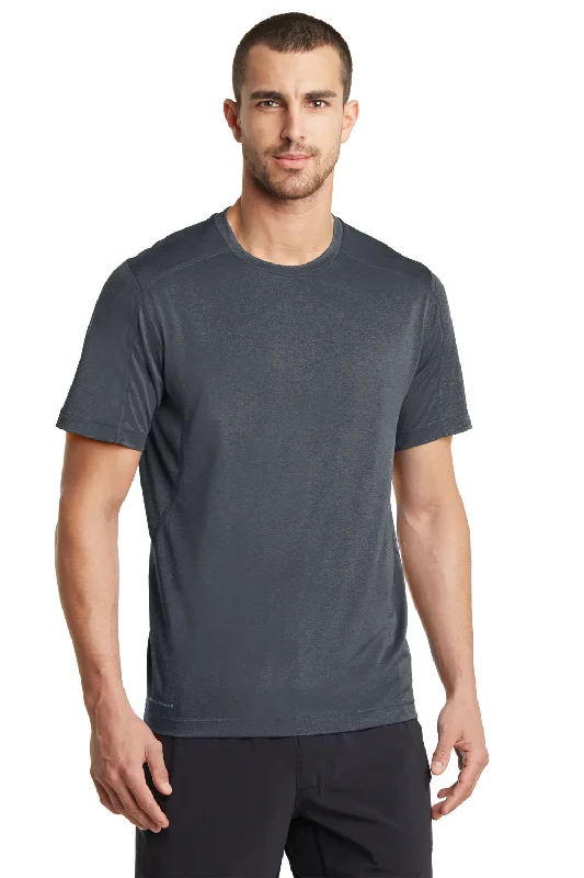 high-quality short sleeve shirt -Ogio Mens Endurance Pulse Jersey Moisture Wicking Short Sleeve Crewneck T-Shirt - Gear Grey