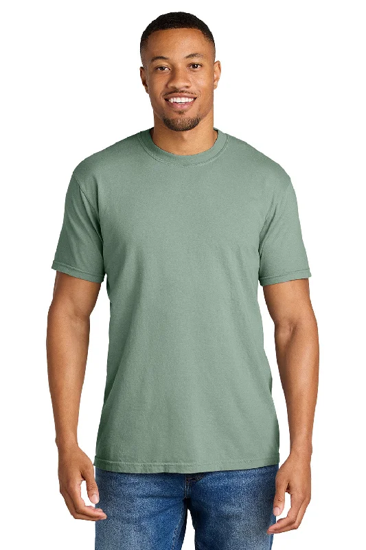 affordable short sleeve shirt for summer -Comfort Colors Mens Short Sleeve Crewneck T-Shirt - Bay Green