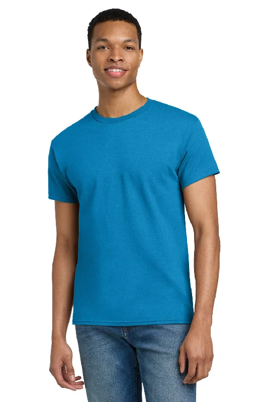 fitted short sleeve t-shirt -Gildan Mens Ultra Short Sleeve Crewneck T-Shirt - Sapphire Blue