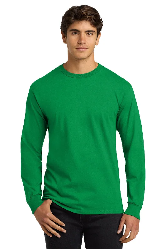 summer short sleeve t-shirt -Gildan Mens Ultra Long Sleeve Crewneck T-Shirt - Irish Green