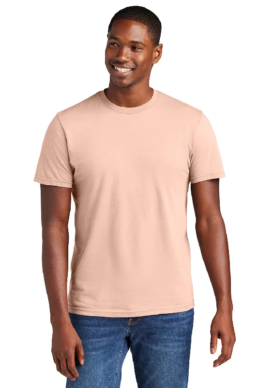 breathable short sleeve t-shirt -District Mens Very Important Short Sleeve Crewneck T-Shirt - Dusty Peach