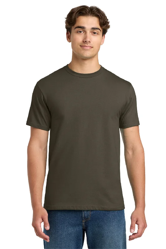 formal short sleeve shirt for men -Gildan Mens Hammer Short Sleeve Crewneck T-Shirt - Olive Green