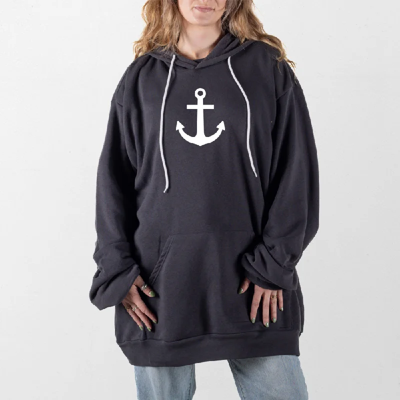 hoodie with adjustable straps -Anchor Giant Hoodie