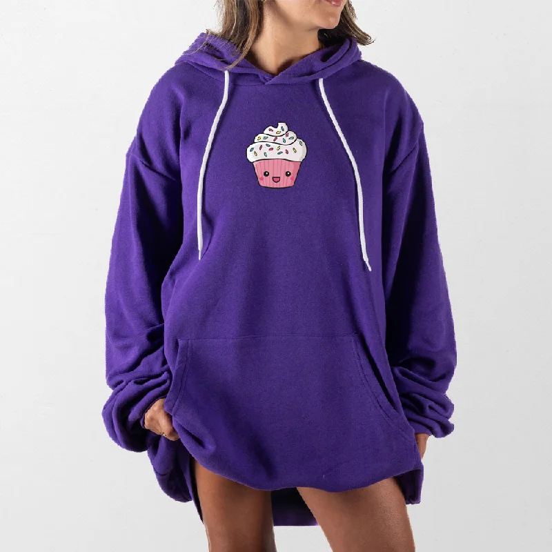 hoodie with bright color pops -Cupcake Giant Hoodie