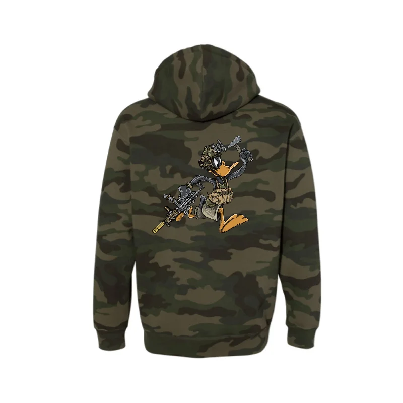 hoodie with personalized print designs -Duck Hunter Hoodie