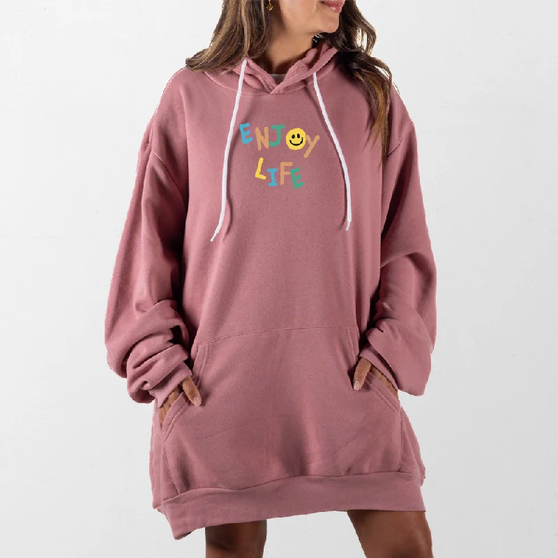 hoodie for ultimate winter comfort -Enjoy Life Giant Hoodie