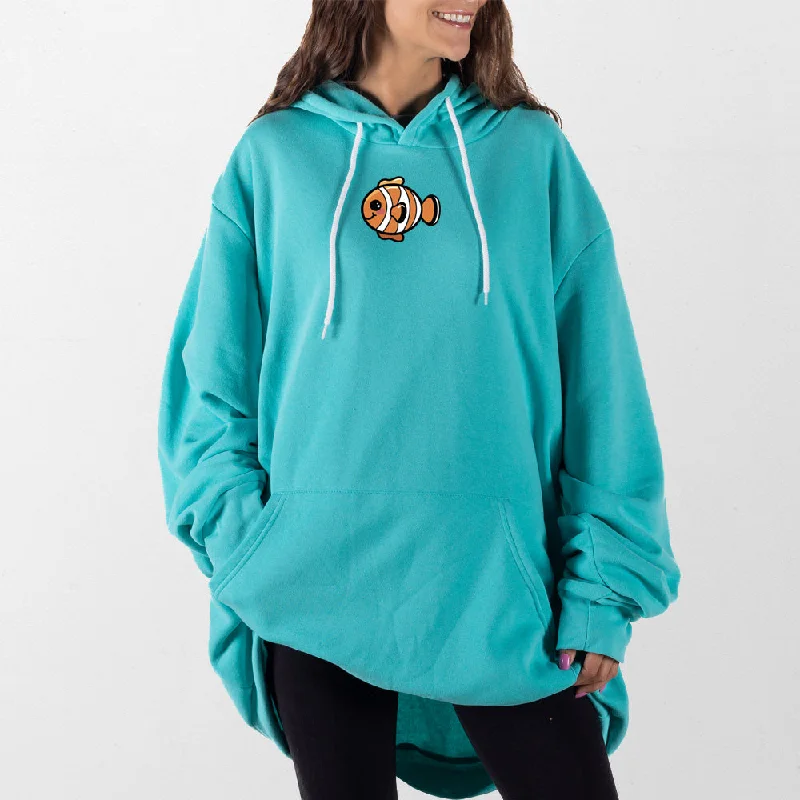 hoodie for weekend relaxation -Fishy Giant Hoodie