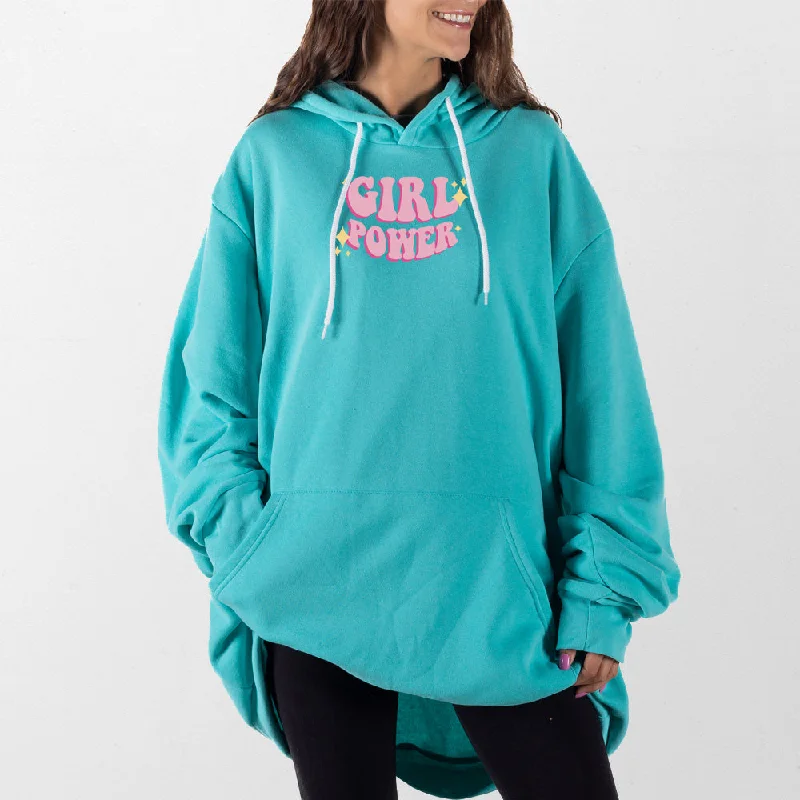 hoodie for gym sessions -Girl Power Giant Hoodie