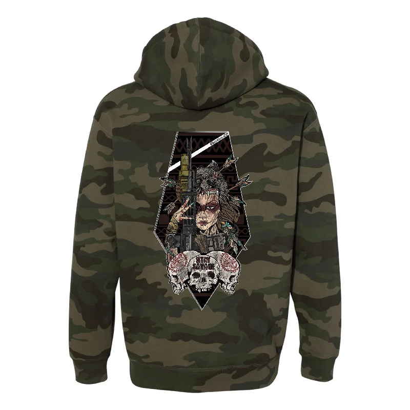 hoodie with fun pop of color -Headhunter Hoodie