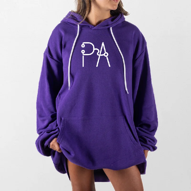 hoodie with custom text or logo -PA Giant Hoodie