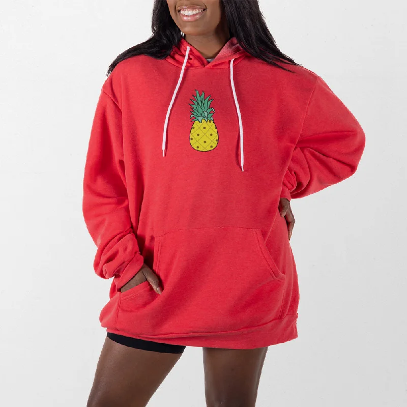 hoodie for staying warm without the bulk -Pineapple Giant Hoodie