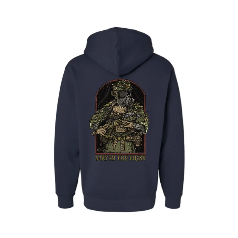 hoodie for stylish yet practical use -Stay In The Fight Hoodie