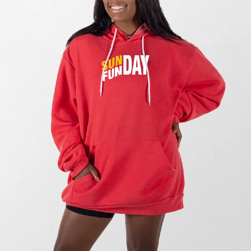 hoodie with oversized fit for comfort -Sunday Funday Giant Hoodie