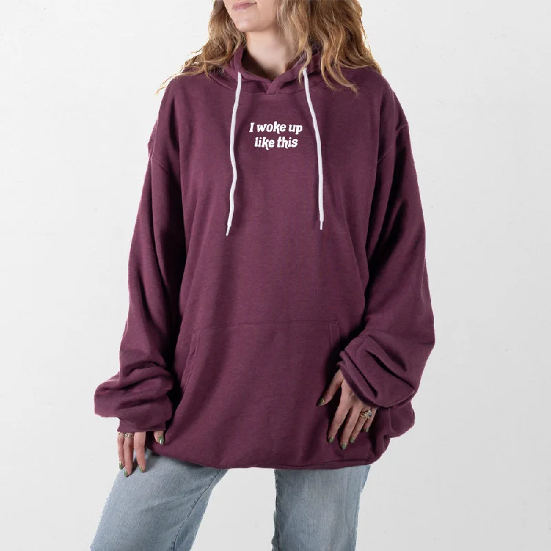 hoodie with fun and playful designs -Woke Up Giant Hoodie