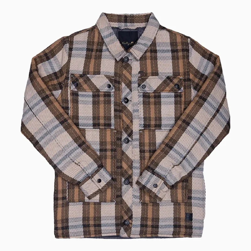 relaxed fit short sleeve shirt for men -Men's Reiss  Woven Plaid Shirt