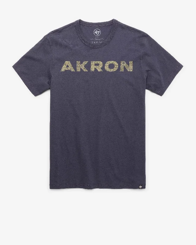 hoodie for cozy office days -AKRON ZIPS PREMIER WORDMARK '47 FRANKLIN TEE