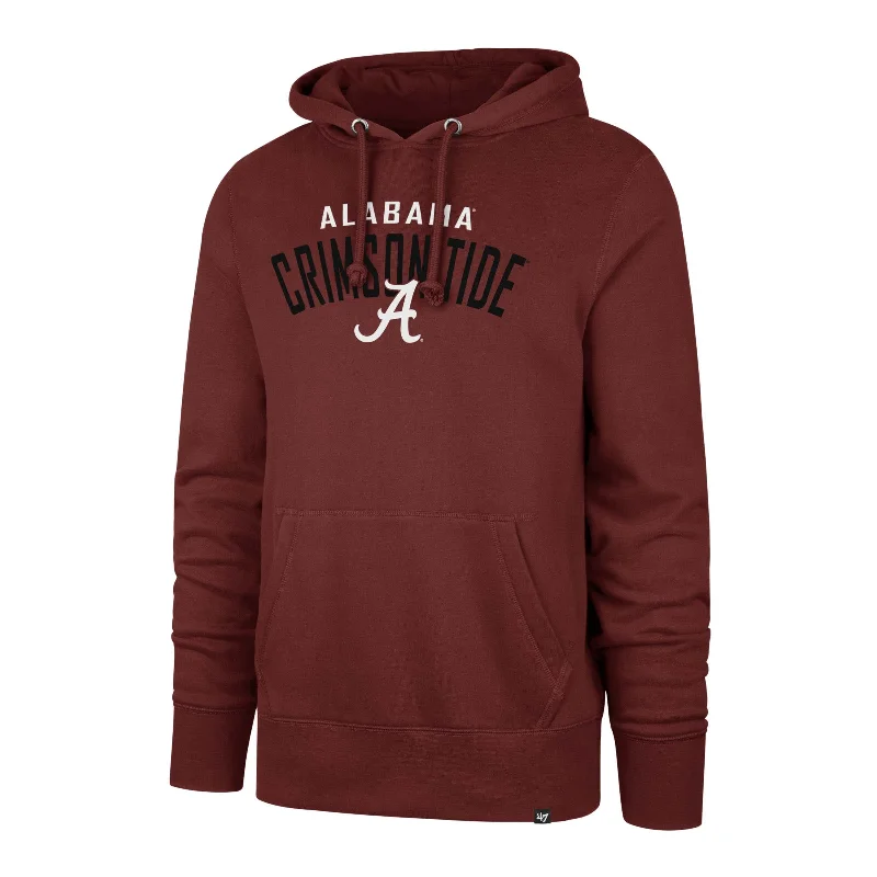 hoodie for layering with jackets -ALABAMA CRIMSON TIDE OUTRUSH '47 HEADLINE HOOD