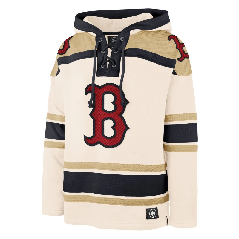 hoodie with relaxed fit for comfort -BOSTON RED SOX SUPERIOR '47 LACER HOOD