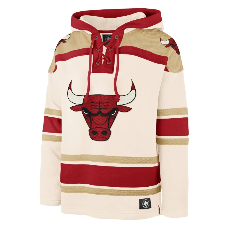 hoodie with comfy fit for lounging -CHICAGO BULLS SUPERIOR '47 LACER HOOD