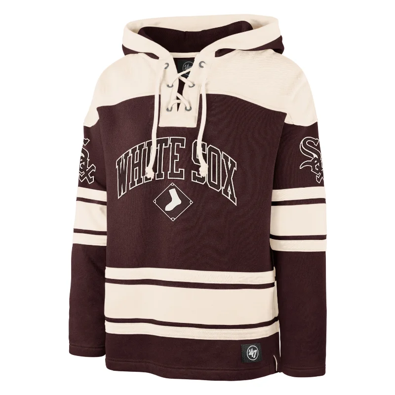 hoodie with sporty and sleek look -CHICAGO WHITE SOX DARK FIRE SUPERIOR '47 LACER HOOD