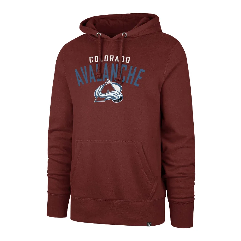 hoodie with sleek zipper detail -COLORADO AVALANCHE OUTRUSH '47 HEADLINE HOOD