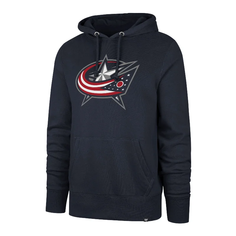 hoodie with soft fleece lining -COLUMBUS BLUE JACKETS IMPRINT '47 HEADLINE HOOD