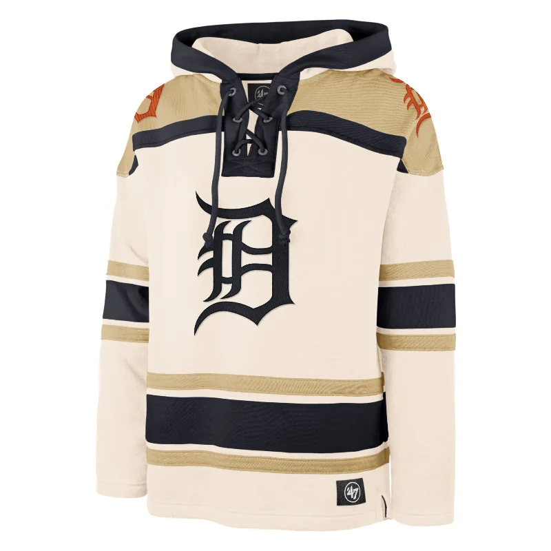 hoodie with bold prints for men -DETROIT TIGERS SUPERIOR '47 LACER HOOD