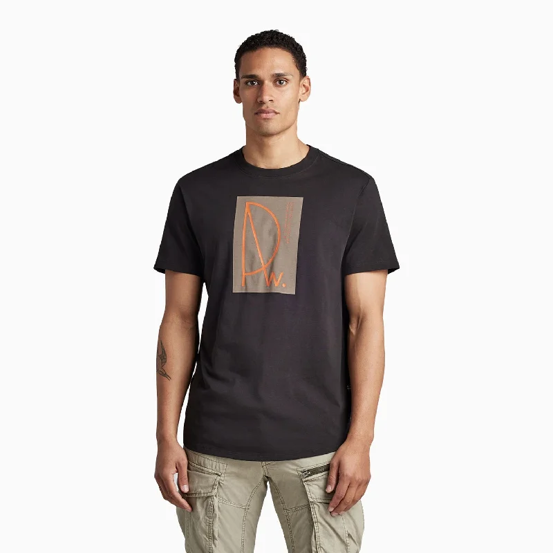 fashionable short sleeve shirt for everyday wear -Men's Lash Raw Graphic Short Sleeve T Shirt