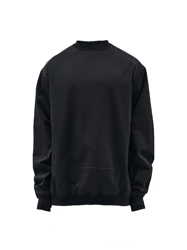 eco-friendly hoodie for men -harria crewneck schoeller dryskin