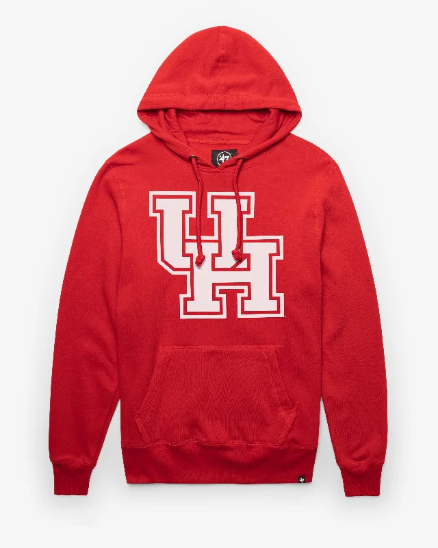 hoodie with unique cut and fit -HOUSTON COUGARS IMPRINT '47 HEADLINE HOOD