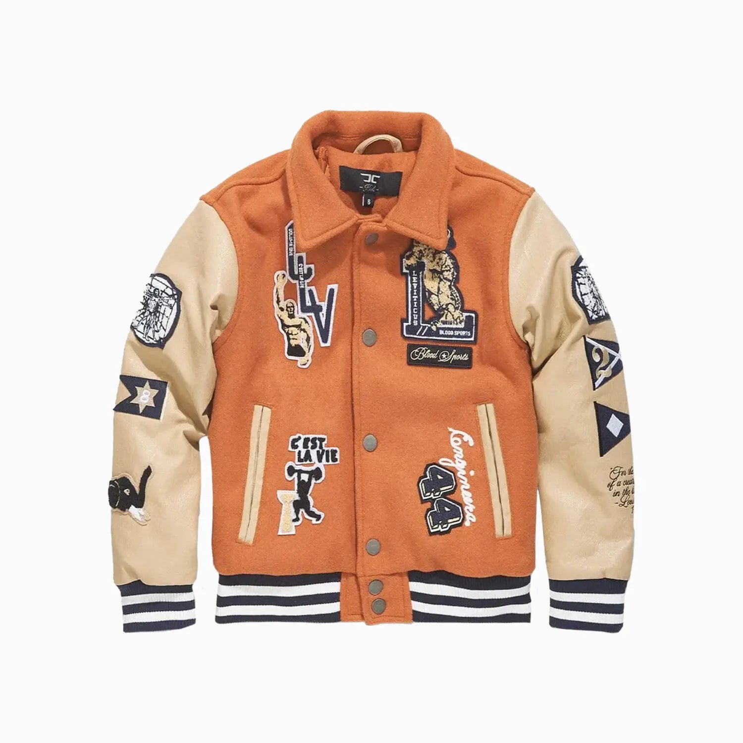 trendy women’s performance jacket-Kid's Carpe Diem Varsity Jacket