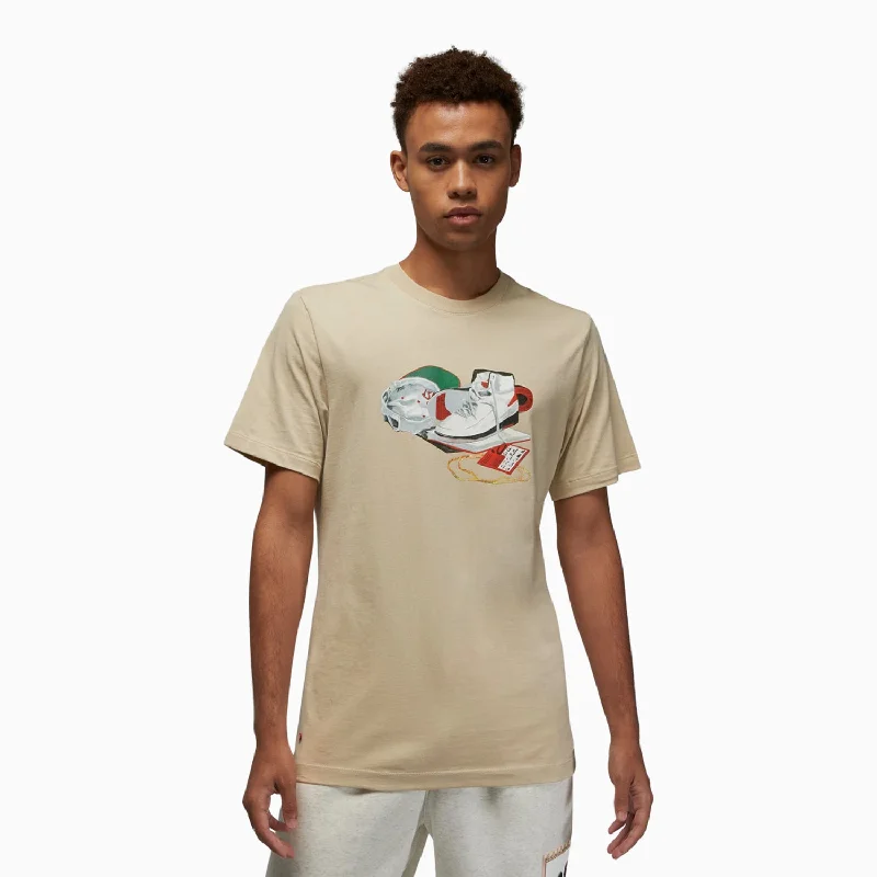 soft material short sleeve t-shirt -Men's Jordan Flight T Shirt