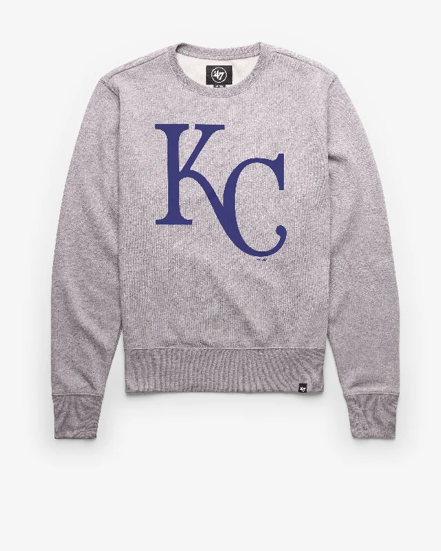 hoodie with unique print designs -KANSAS CITY ROYALS IMPRINT '47 HEADLINE CREW