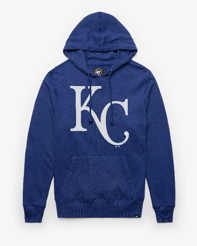 hoodie for street-chic weekend wear -KANSAS CITY ROYALS IMPRINT '47 HEADLINE HOOD