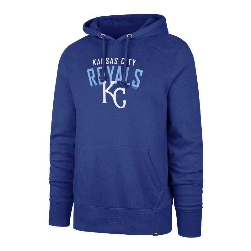 hoodie with large, cozy hood -KANSAS CITY ROYALS OUTRUSH '47 HEADLINE HOOD