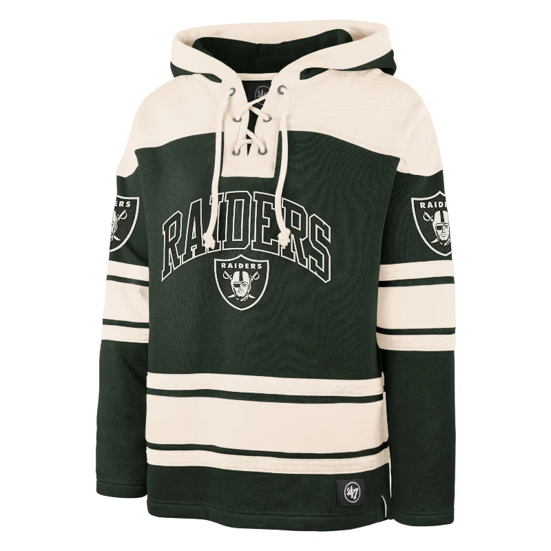 hoodie for fashionable men -LAS VEGAS RAIDERS DARK FIRE SUPERIOR '47 LACER HOOD