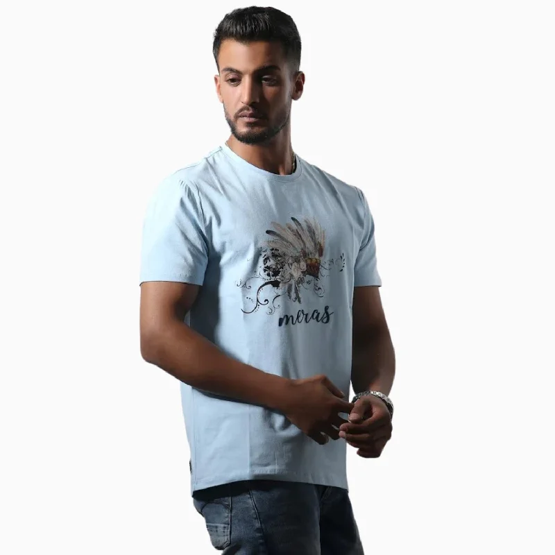 best short sleeve t-shirt for hot weather -Men's Crew Neck Short Sleeve T Shirt