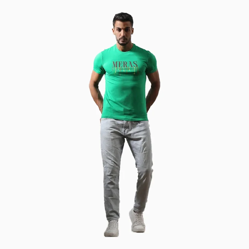 summer-ready short sleeve t-shirt -Men's Crew Neck Short Sleeve T Shirt