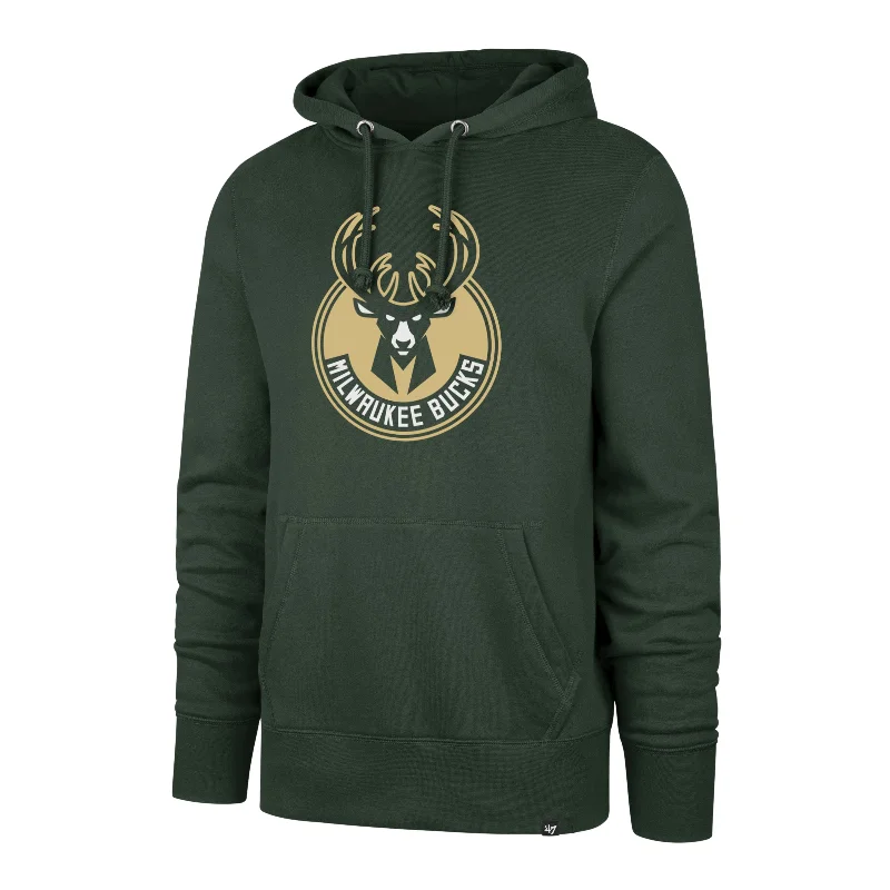 hoodie for easy layering -MILWAUKEE BUCKS IMPRINT '47 HEADLINE HOOD