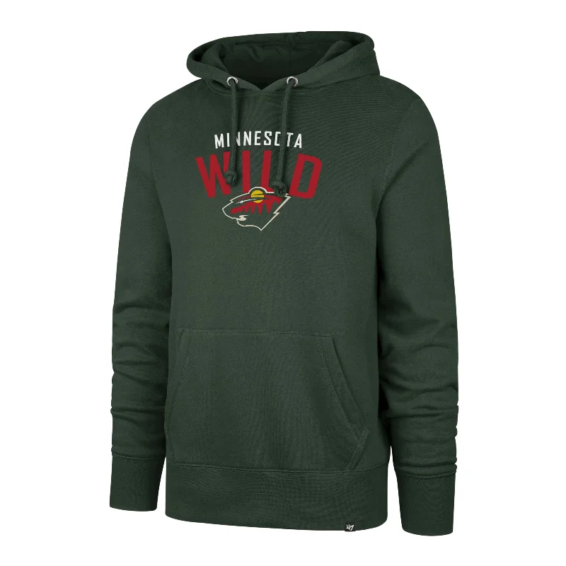 hoodie for cozy nights at home -MINNESOTA WILD OUTRUSH '47 HEADLINE HOOD