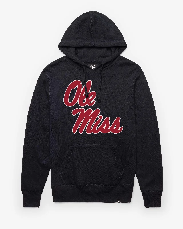 hoodie with cozy fleece lining -MISSISSIPPI REBELS IMPRINT '47 HEADLINE HOOD