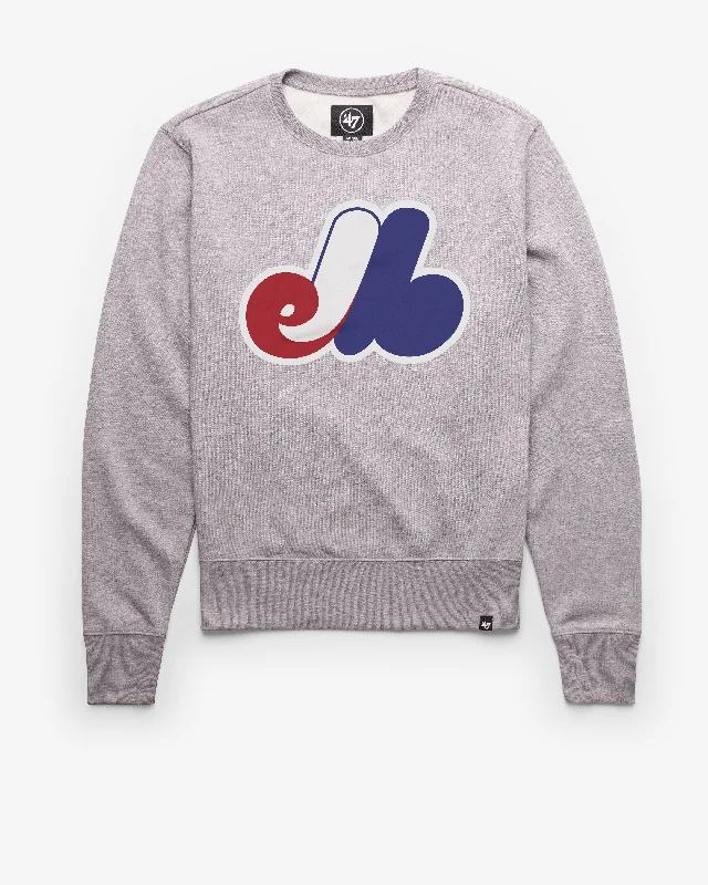 hoodie with a casual vibe -MONTREAL EXPOS COOPERSTOWN IMPRINT '47 HEADLINE CREW