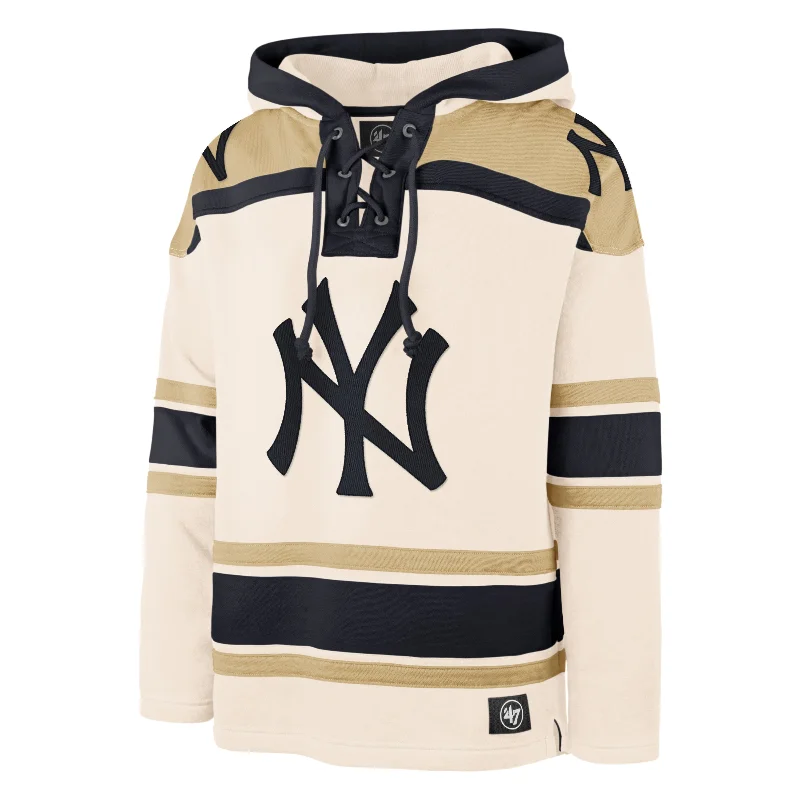 hoodie with statement graphic prints -NEW YORK YANKEES SUPERIOR '47 LACER HOOD