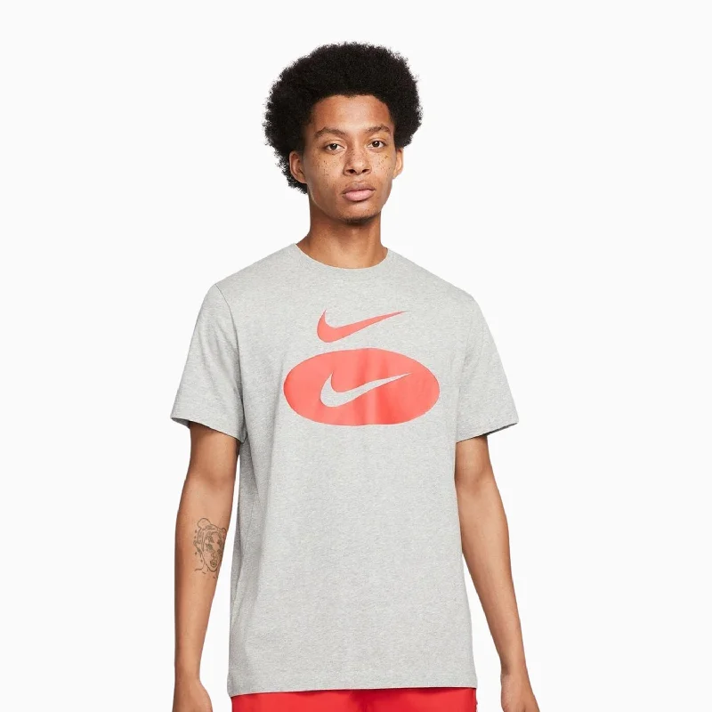 casual short sleeve t-shirt for all seasons -Men's Nike Sportswear Swoosh T Shirt