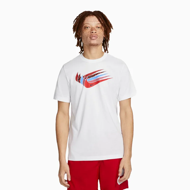 short sleeve yoga top for women -Men's Nike Sportswear Swoosh T Shirt