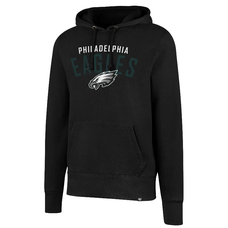 hoodie with fun patterns and graphics -PHILADELPHIA EAGLES OUTRUSH '47 HEADLINE HOOD