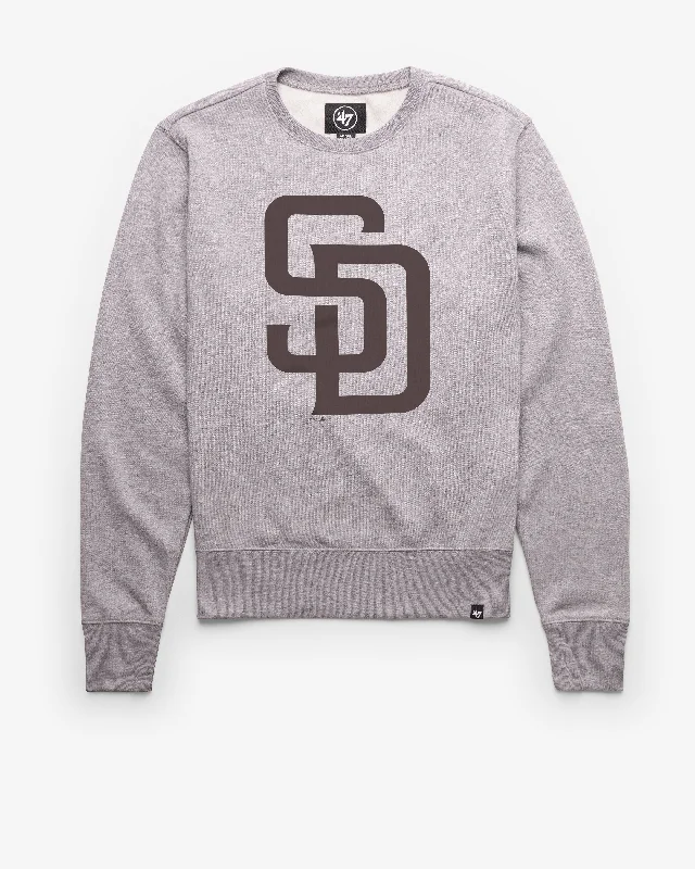 hoodie for outdoor lifestyle -SAN DIEGO PADRES IMPRINT '47 HEADLINE CREW