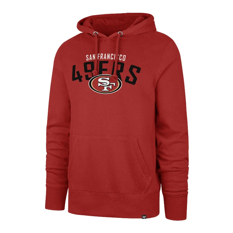 hoodie with a sleek, sophisticated look -SAN FRANCISCO 49ERS OUTRUSH '47 HEADLINE HOOD