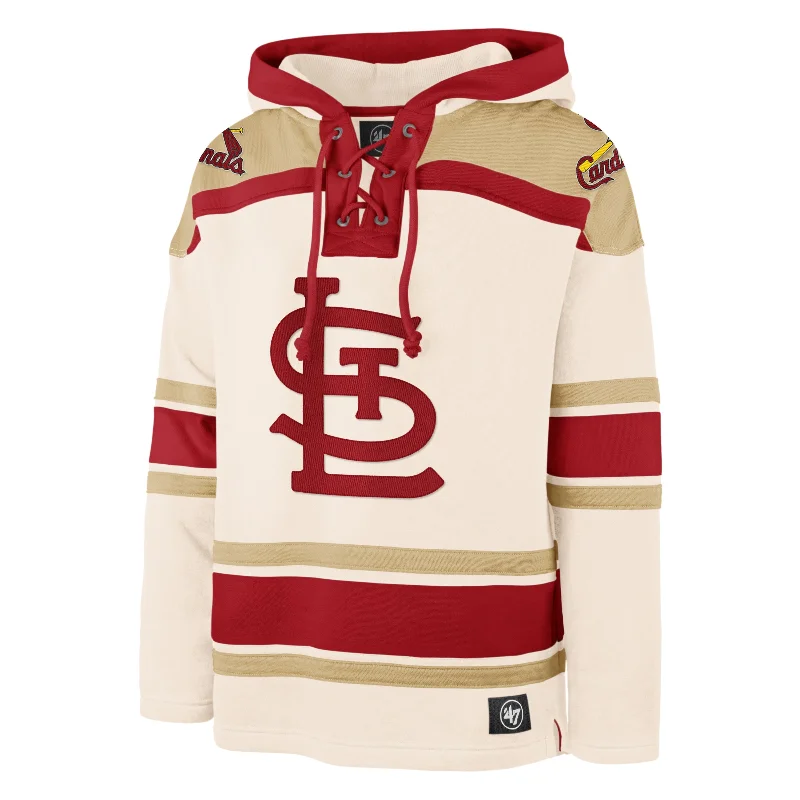 hoodie for laid-back, stylish outfits -ST. LOUIS CARDINALS SUPERIOR '47 LACER HOOD