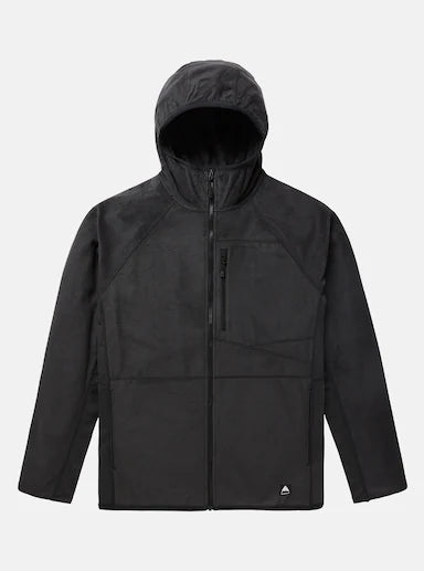 hoodie for street-inspired wear -Burton Stock Run Warmest Hooded FZ | 2023